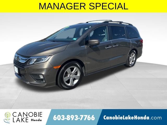 Used 2018 Honda Odyssey EX-L with VIN 5FNRL6H70JB057742 for sale in Salem, NH