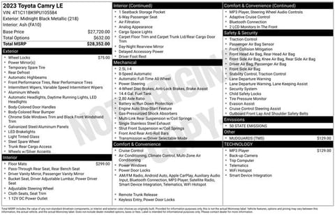 imagen de 2023 Toyota Camry LE