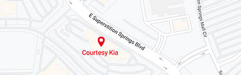 map of Courtesy Kia Superstition Springs