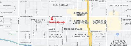 map of Courtesy Chevrolet Phoenix