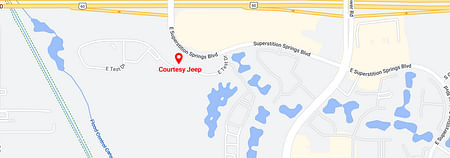 map of Courtesy Jeep Superstition Springs