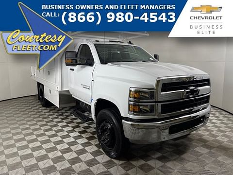 1 image of 2023 Chevrolet Silverado 5500HD WT 12' Harbor Contractor Body