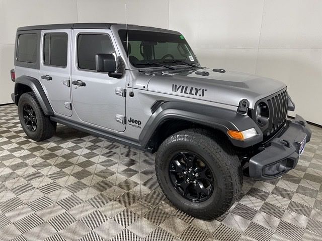 Used 2021 Jeep Wrangler Unlimited Willys with VIN 1C4HJXDG4MW505848 for sale in Phoenix, AZ