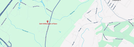 map of Jack Volkswagen of Saco