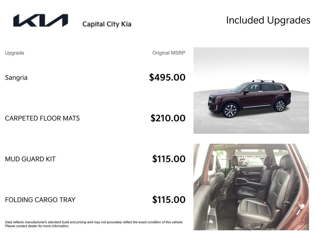 4 thumbnail image of  2021 Kia Telluride S