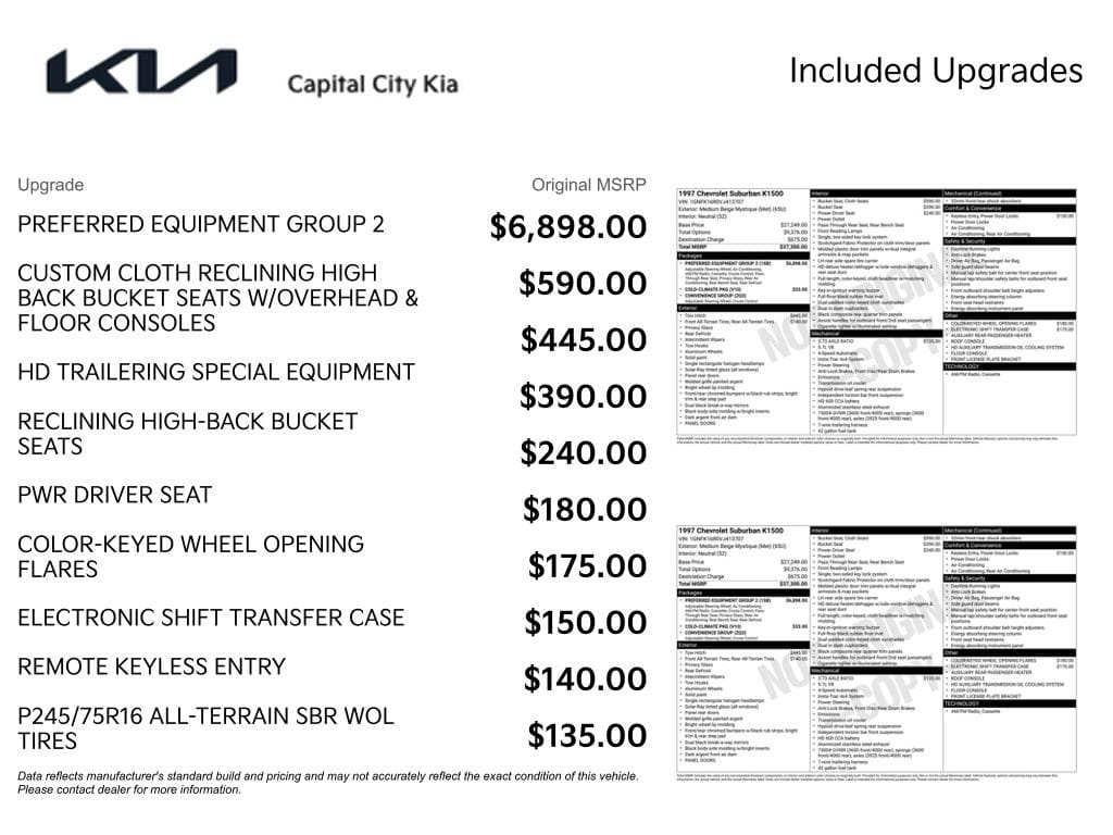 2 thumbnail image of  1997 Chevrolet Suburban 1500 Base