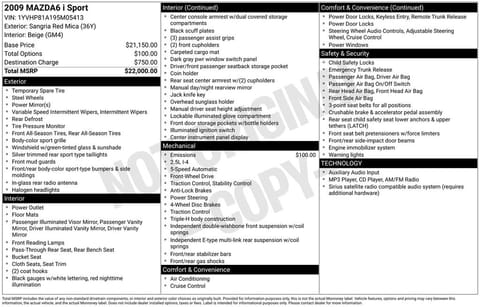 1 image of 2009 Mazda Mazda6 i Sport