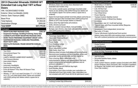 1 image of 2013 Chevrolet Silverado 2500HD Work Truck