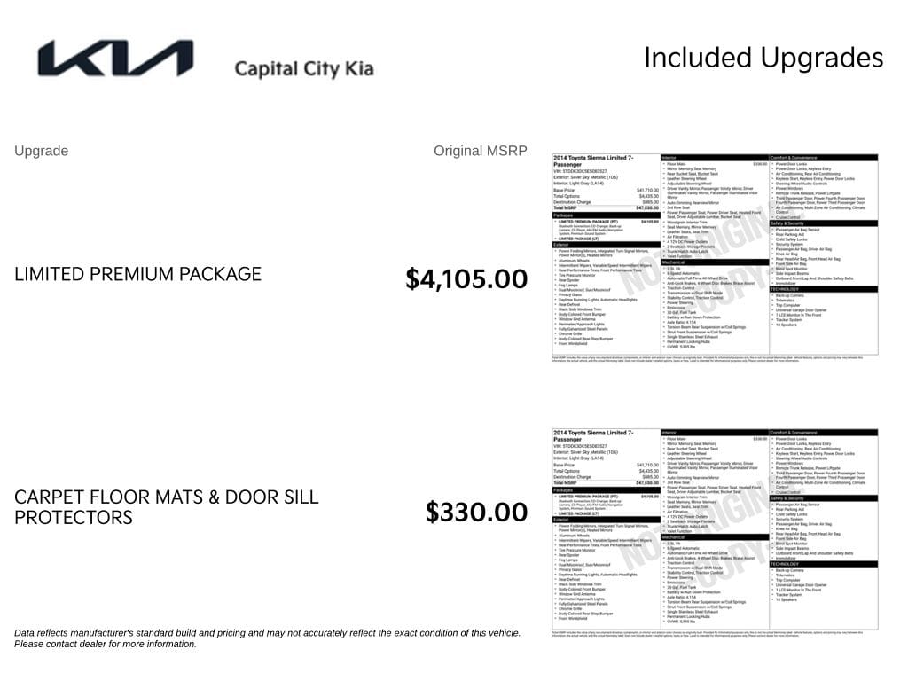 2 thumbnail image of  2014 Toyota Sienna Limited