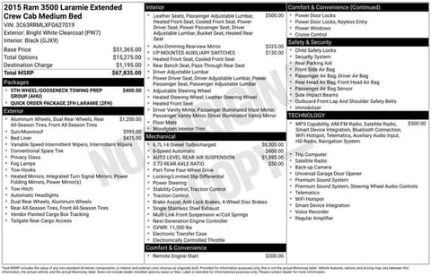 1 image of 2015 Ram 3500 Laramie