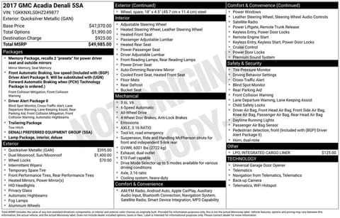 1 image of 2017 GMC Acadia Denali