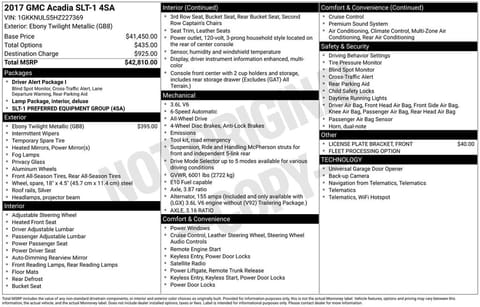 1 image of 2017 GMC Acadia SLT-1