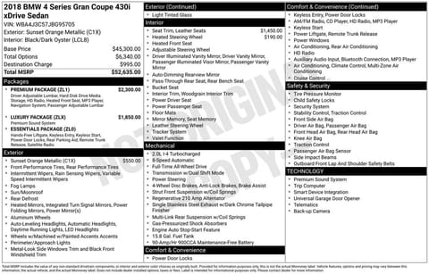 1 image of 2018 BMW 4 Series 430i Gran Coupe