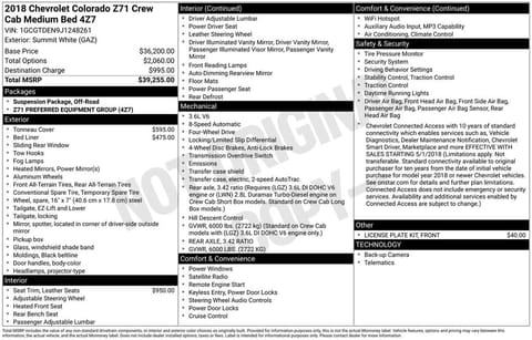 1 image of 2018 Chevrolet Colorado Z71