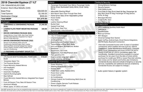 1 image of 2018 Chevrolet Equinox LT