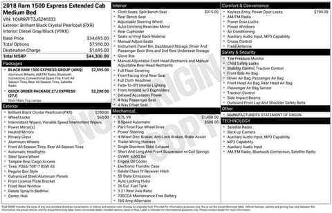 1 image of 2018 Ram 1500 Express