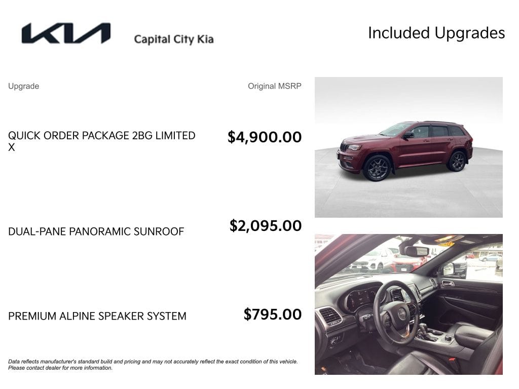 4 thumbnail image of  2019 Jeep Grand Cherokee Limited X