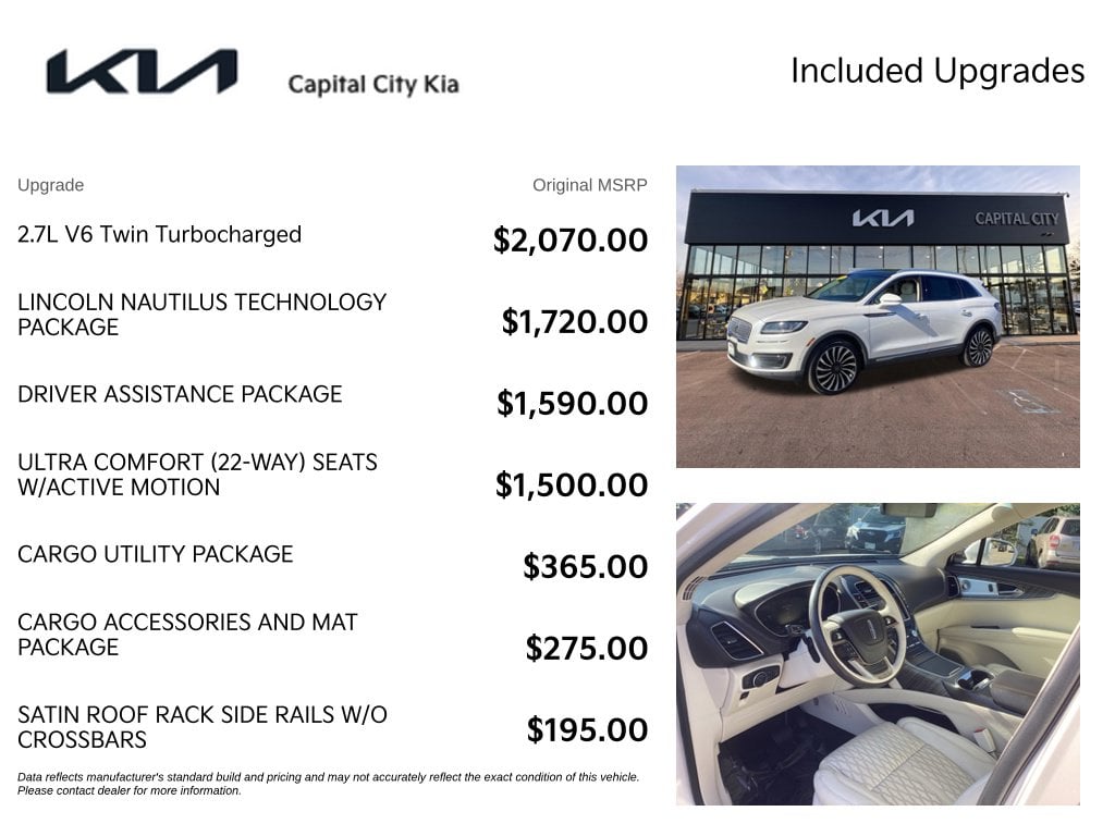 4 thumbnail image of  2019 Lincoln Nautilus Black Label