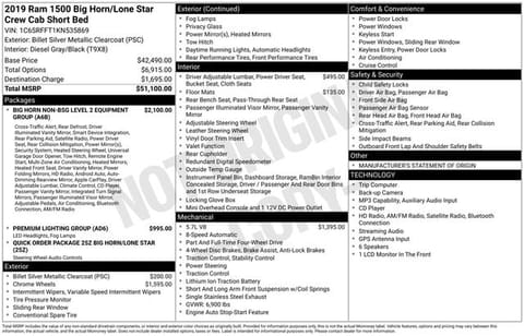 1 image of 2019 Ram 1500 Big Horn/Lone Star