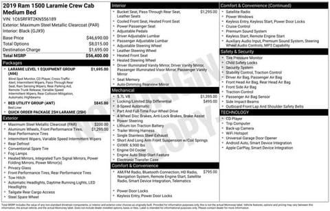 1 image of 2019 Ram 1500 Laramie