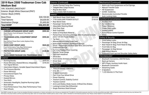 1 image of 2019 Ram 2500 Tradesman
