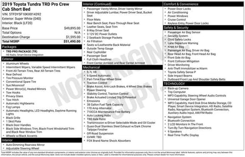 1 image of 2019 Toyota Tundra