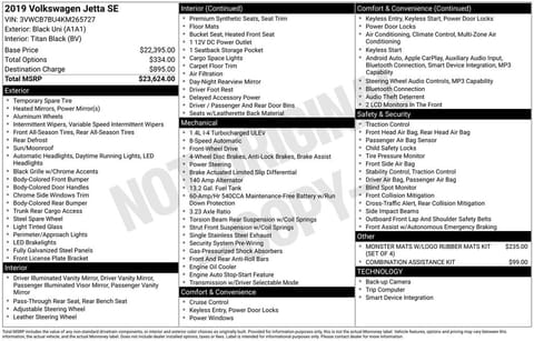 1 image of 2019 Volkswagen Jetta 1.4T SE