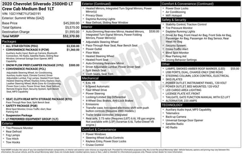 1 image of 2020 Chevrolet Silverado 2500HD LT