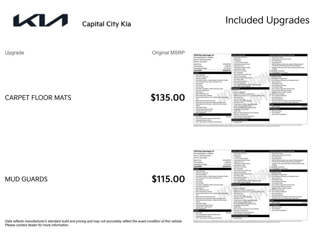 2 thumbnail image of  2020 Kia Sportage LX