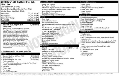1 image of 2020 Ram 1500 Big Horn/Lone Star
