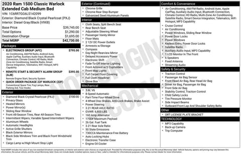 1 image of 2020 Ram 1500 Classic Warlock