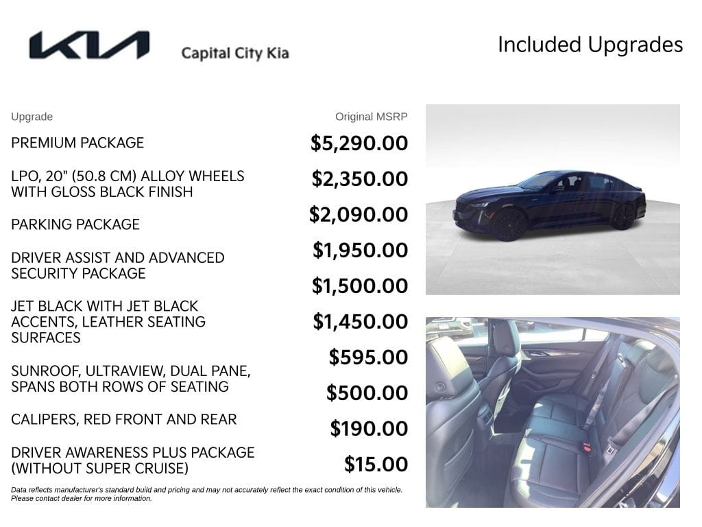 4 thumbnail image of  2021 Cadillac CT5 V-Series