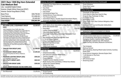 1 image of 2021 Ram 1500 Big Horn/Lone Star
