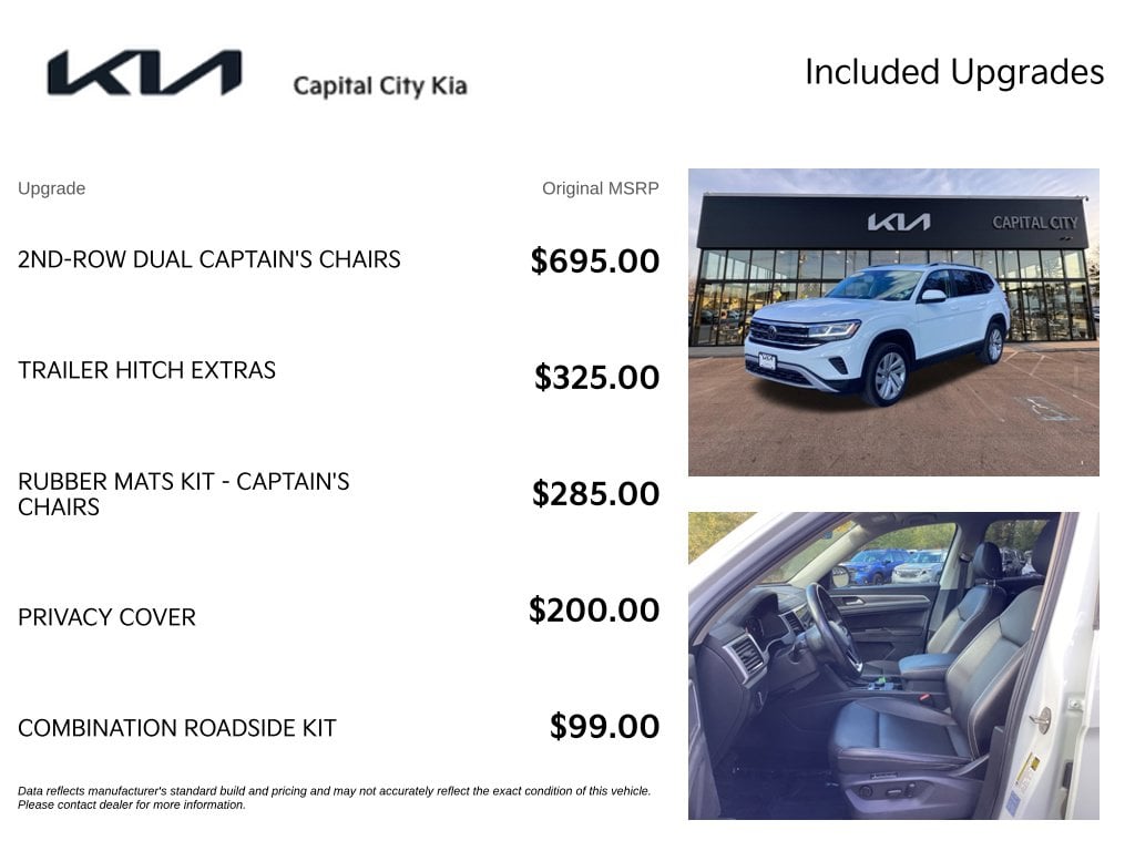 4 thumbnail image of  2021 Volkswagen Atlas SEL