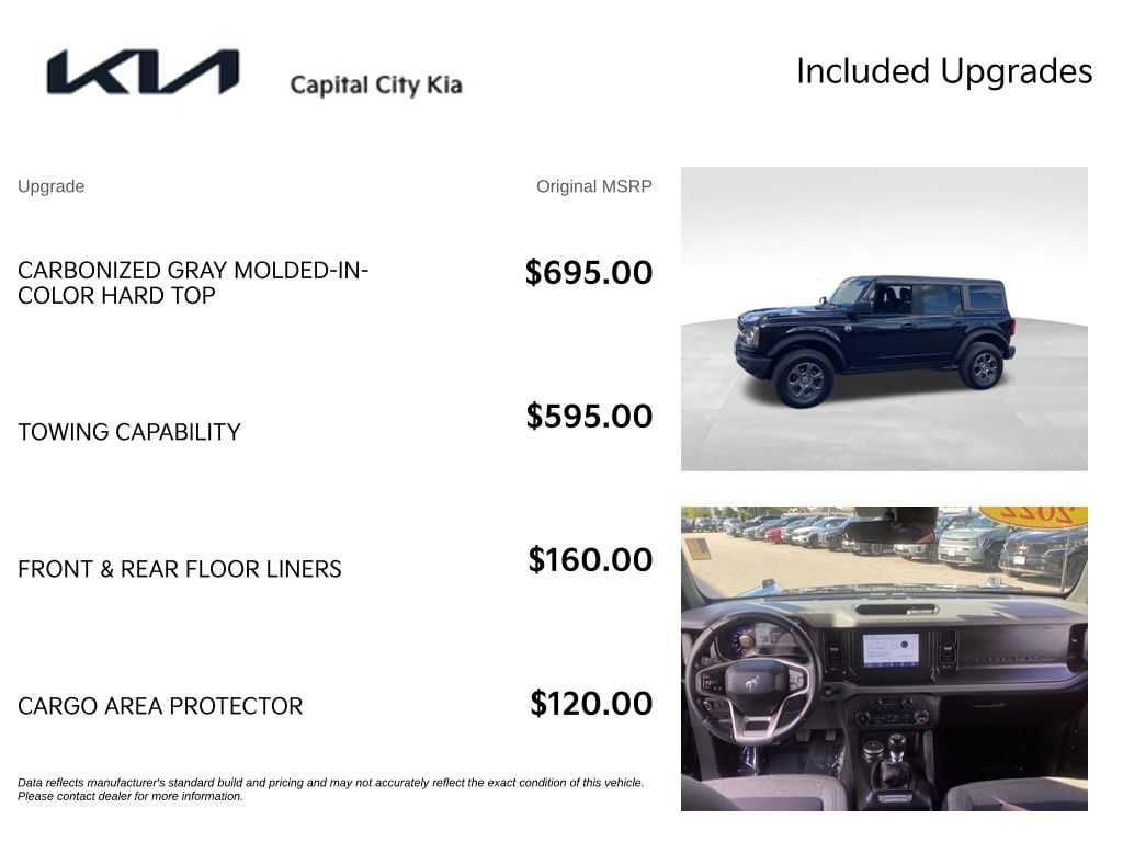 4 thumbnail image of  2022 Ford Bronco Big Bend