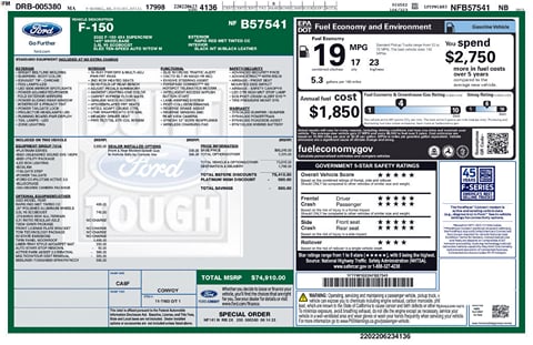 1 image of 2022 Ford F-150 Platinum