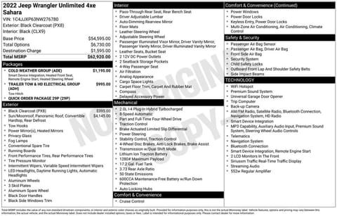 1 image of 2022 Jeep Wrangler