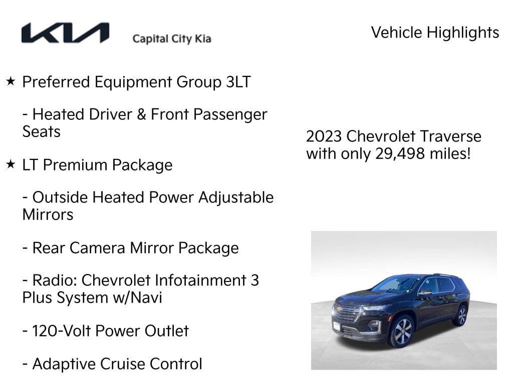 8 thumbnail image of  2023 Chevrolet Traverse LT Leather