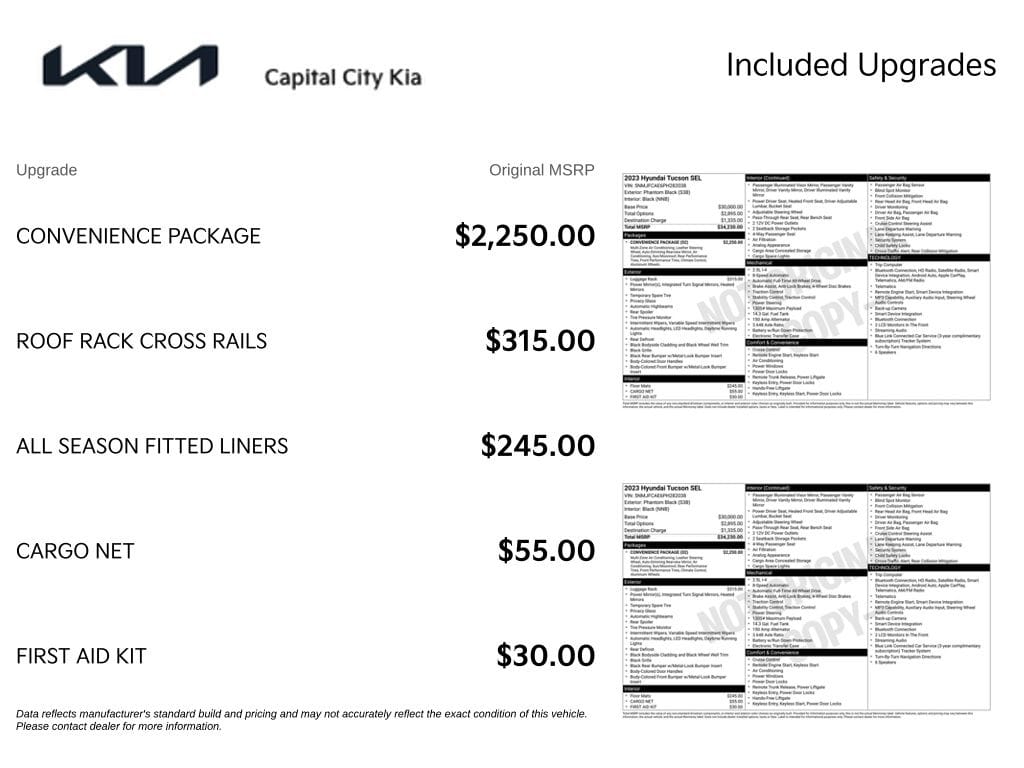 2 thumbnail image of  2023 Hyundai Tucson SEL
