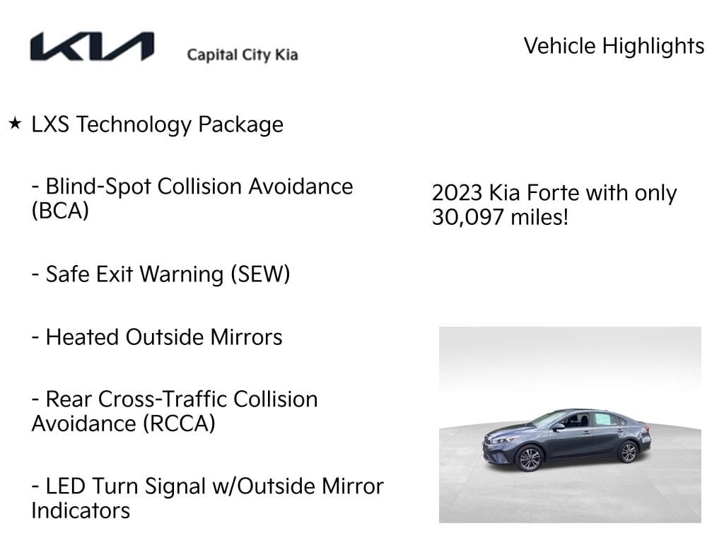 7 thumbnail image of  2023 Kia Forte LXS