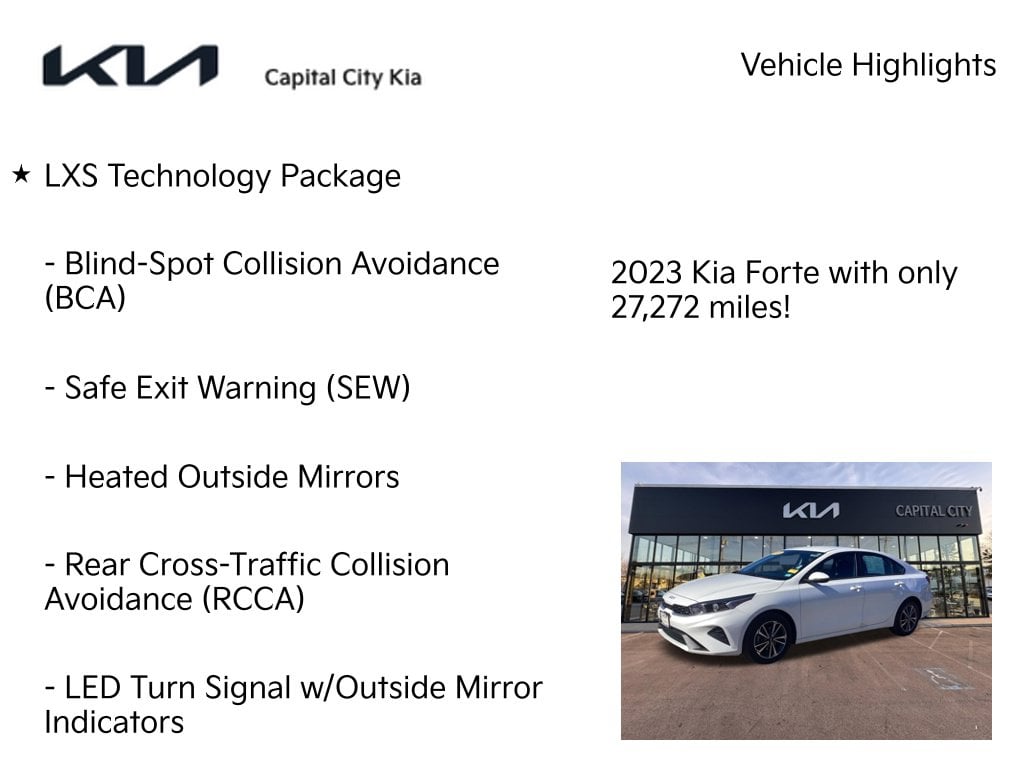 8 thumbnail image of  2023 Kia Forte LXS