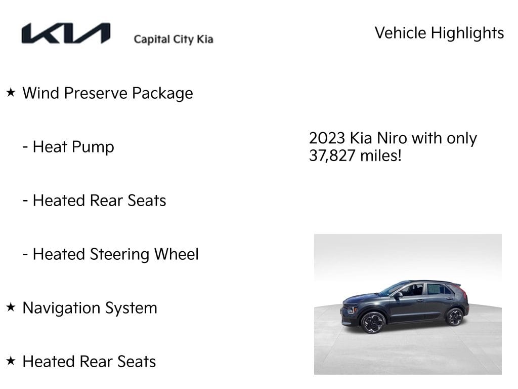 8 thumbnail image of  2023 Kia Niro EV Wind
