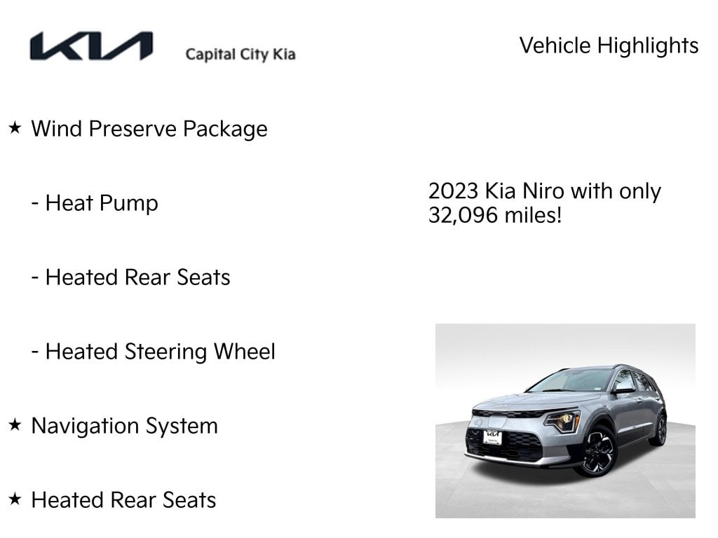 8 thumbnail image of  2023 Kia Niro EV Wind