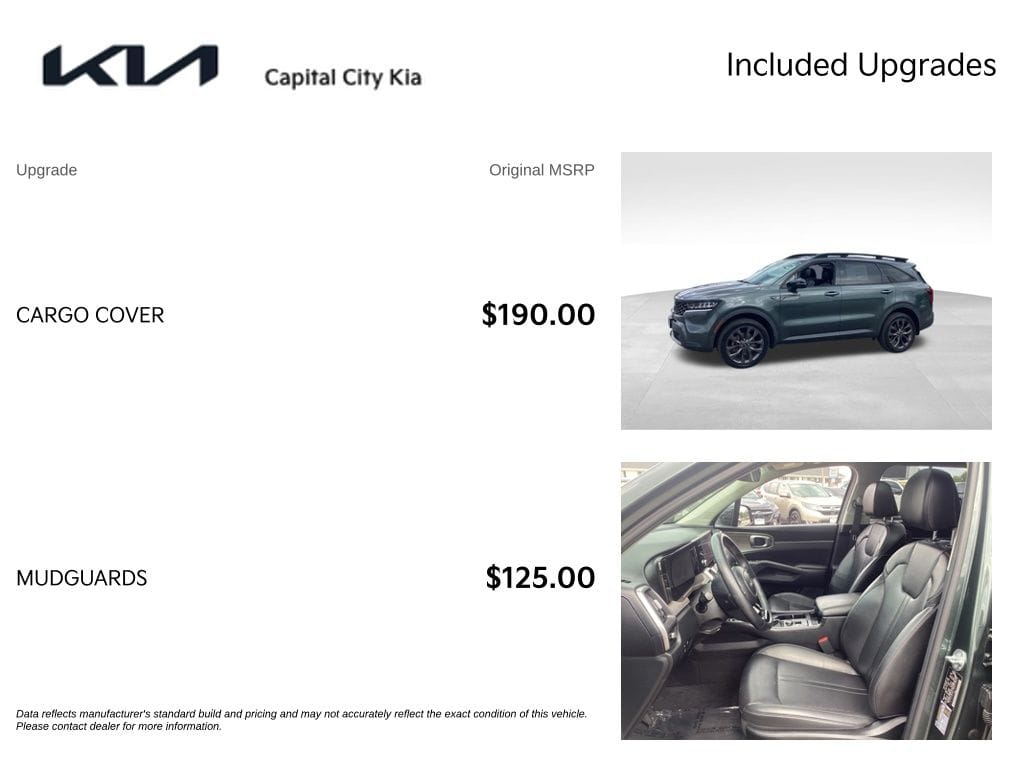 4 thumbnail image of  2023 Kia Sorento X-Line EX