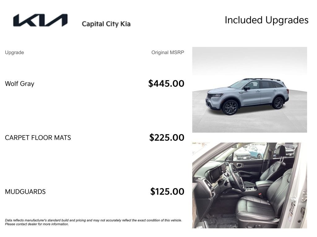 4 thumbnail image of  2023 Kia Sorento X-Line EX
