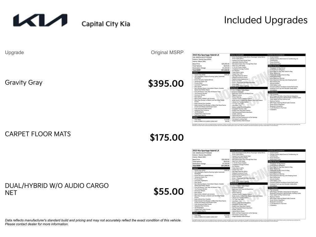 2 thumbnail image of  2023 Kia Sportage Hybrid LX