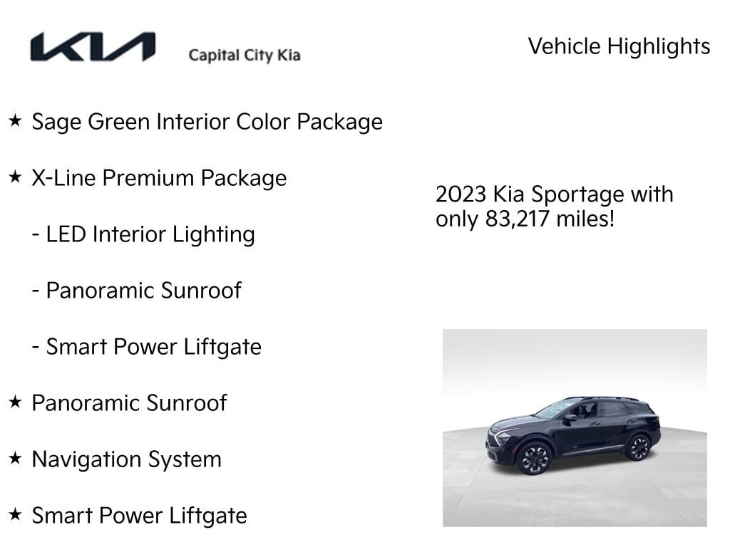 8 thumbnail image of  2023 Kia Sportage X-Line