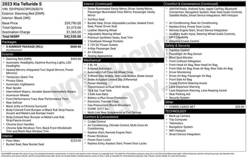 1 image of 2023 Kia Telluride S