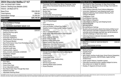 1 image of 2024 Chevrolet Malibu LT