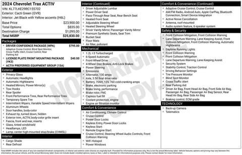 1 image of 2024 Chevrolet Trax ACTIV